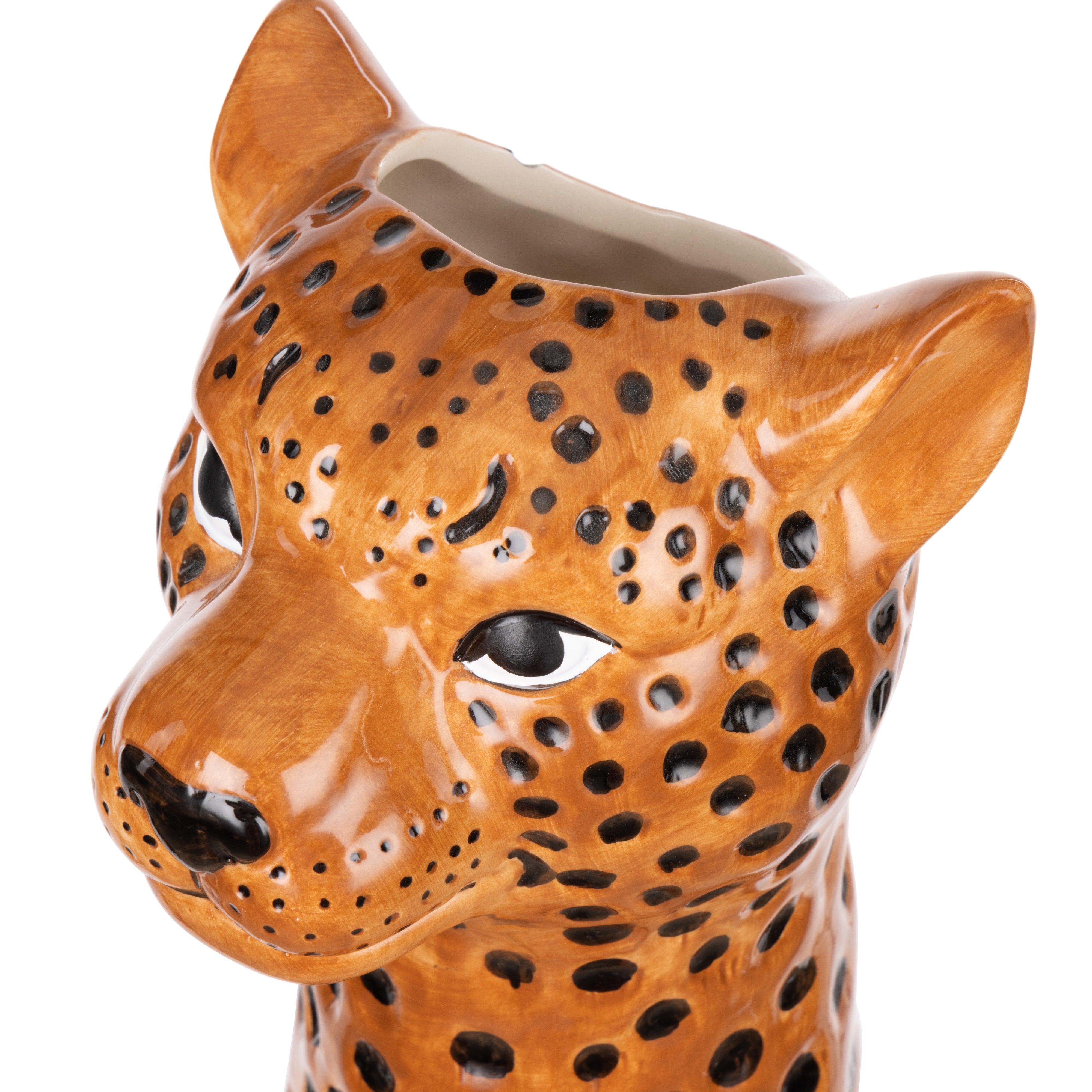 Emporium Lennon Cheetah Vase Multi-Coloured
