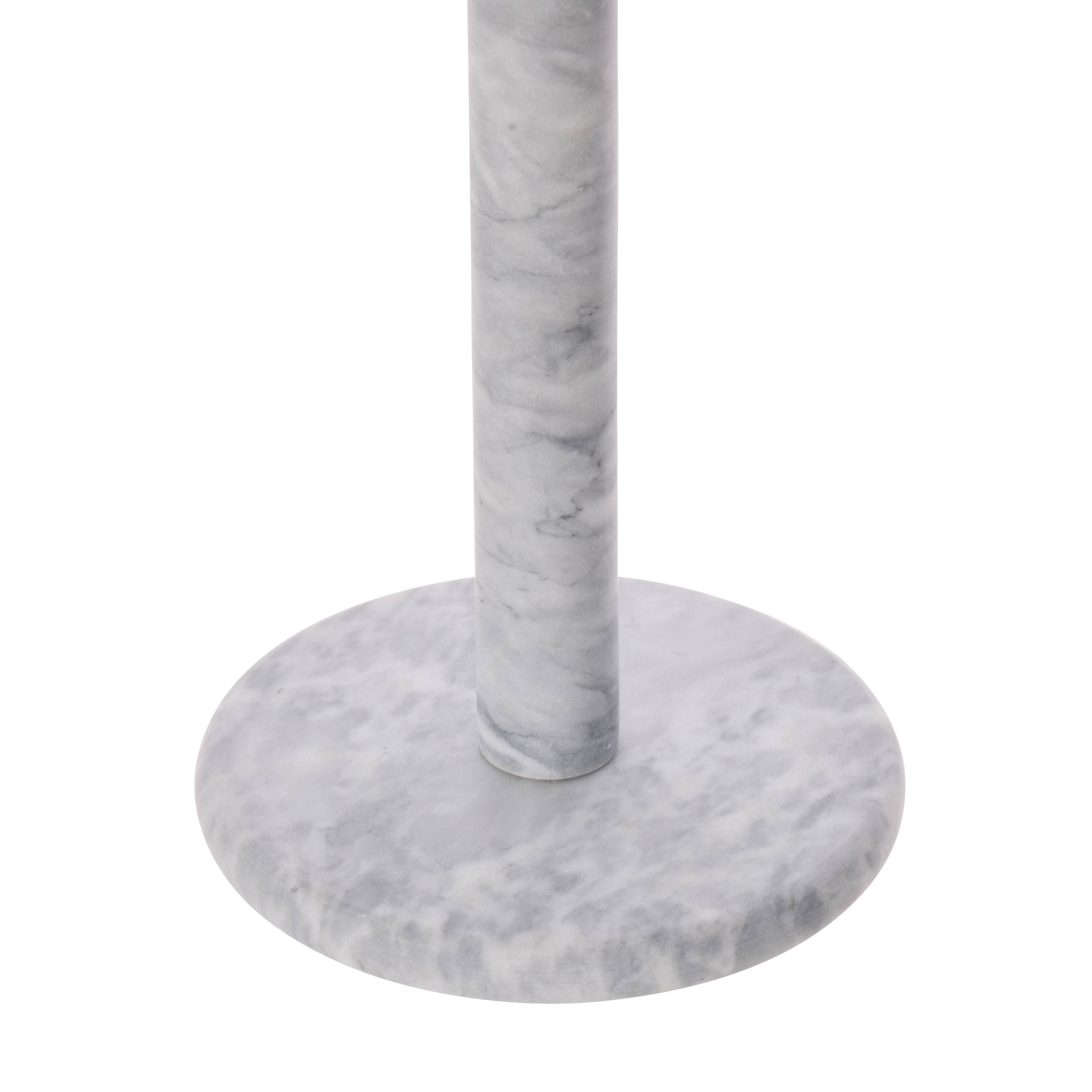 Davis & Waddell Nuvolo Marble Towel Holder White Grey