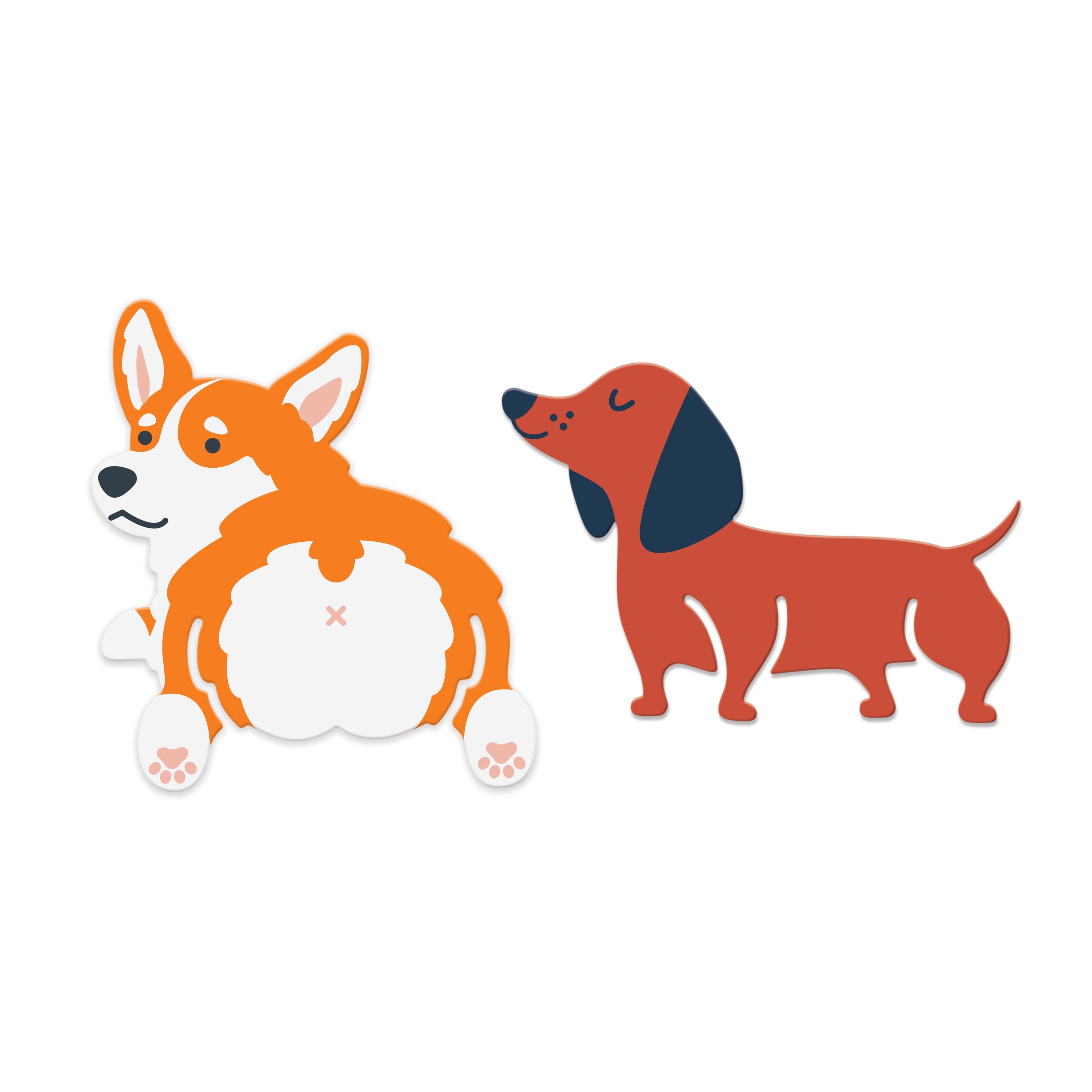Fred Short Tales Dog Bookmarks 2 Piece Set Multi-Coloured