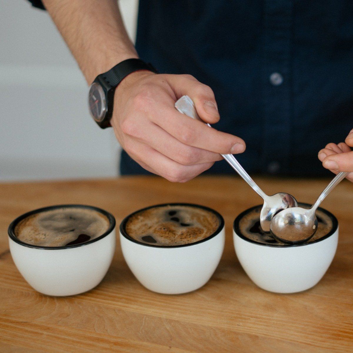 Rhino Cupping Bowl & Spoon Set