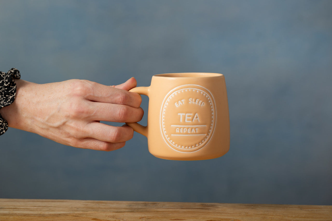 Mikasa Stoneware Mug 400ml (Eat Sleep Tea)