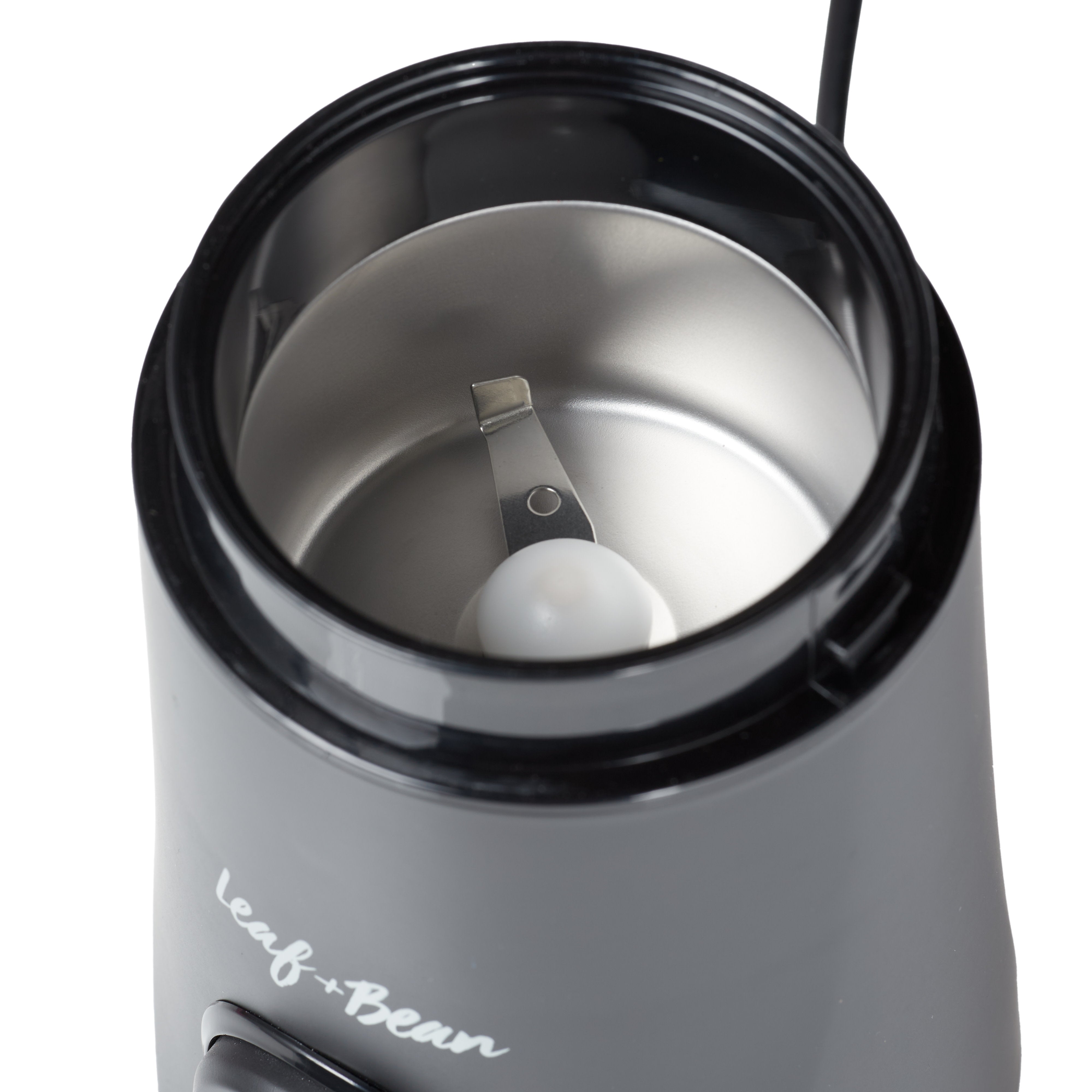 Leaf & Bean One Touch Coffee Grinder Matte Black