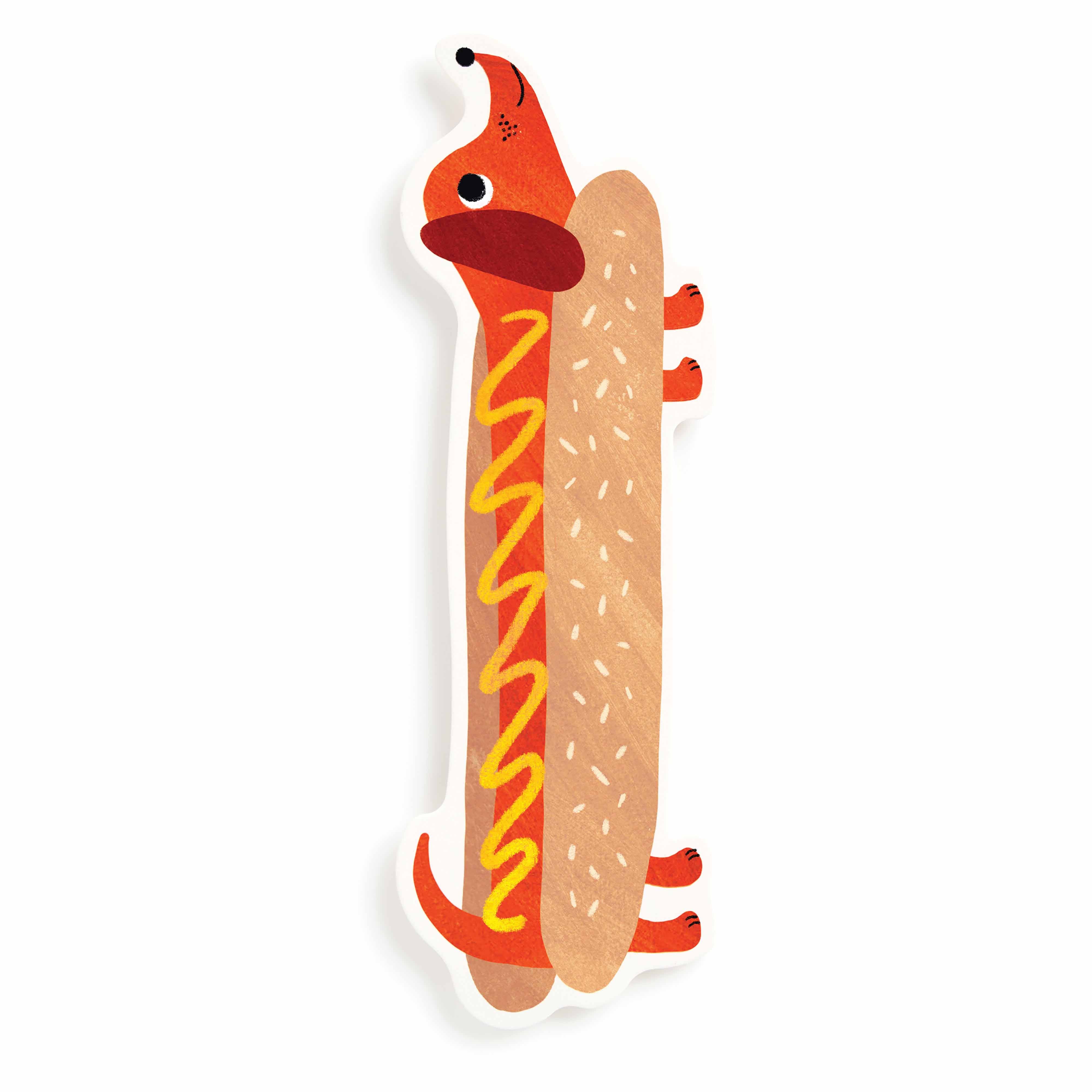 Mudpuppy Hot Dog Bookmark