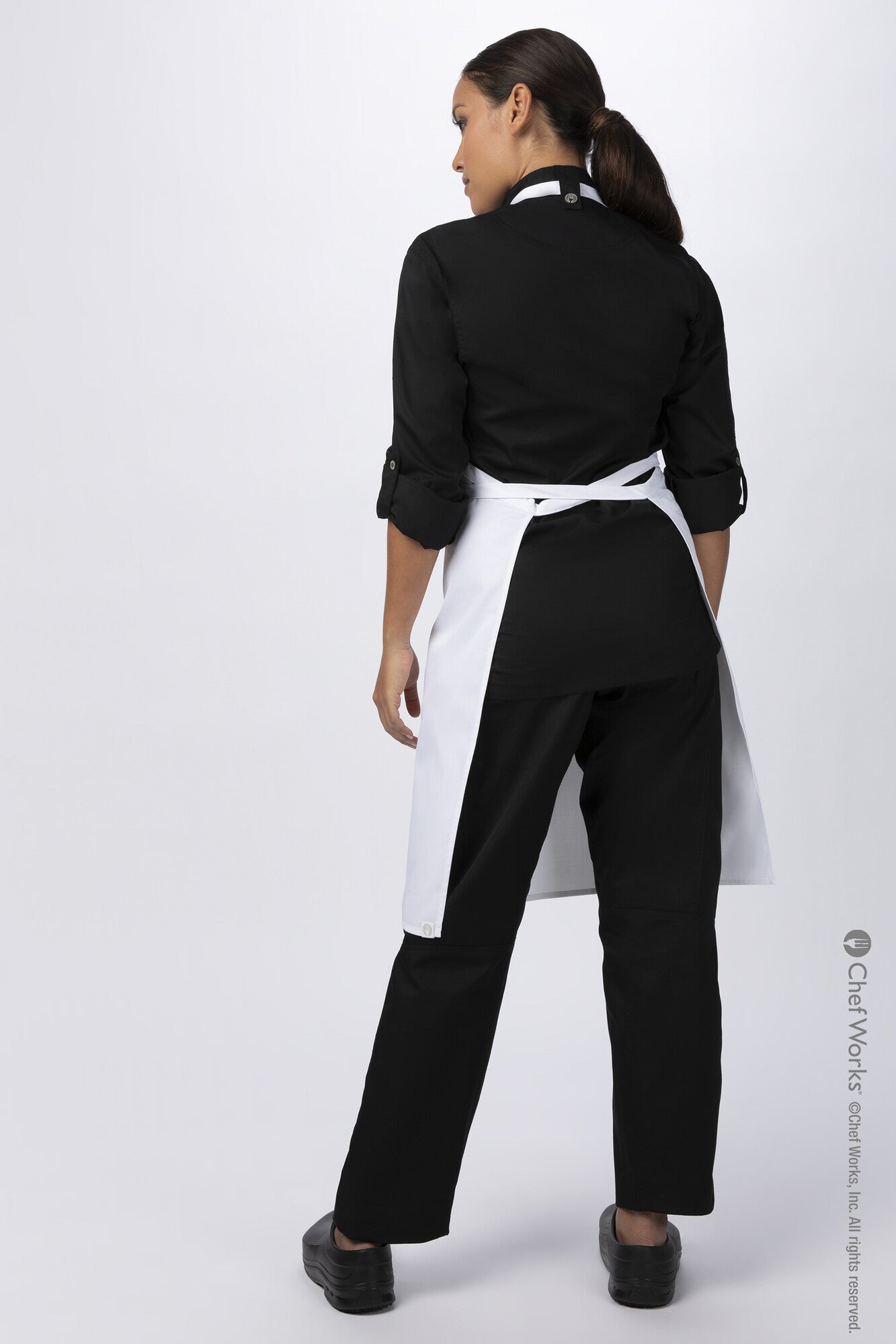 Chef Works Sustainable Bib Apron - White