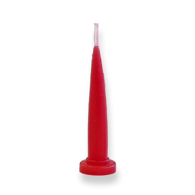 Cake & Candle Bullet Candles Red 144 Pack