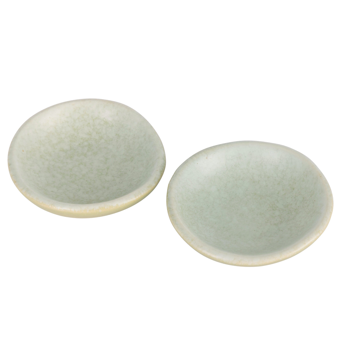 Davis & Waddell Greta Porcelain Pinch Bowls 2 Piece Set Mint Green