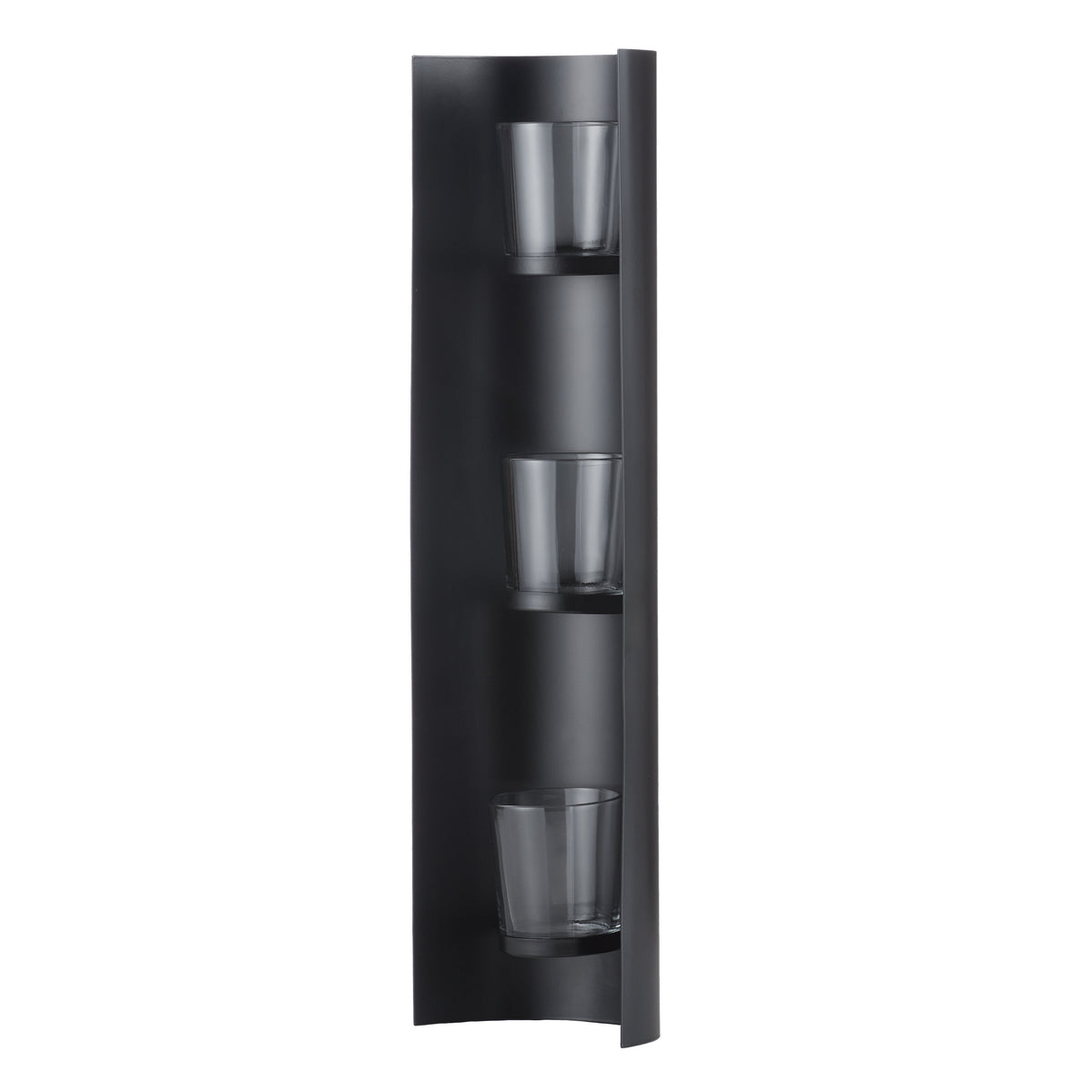 Amalfi Kos Tealight Wall Sconce Black