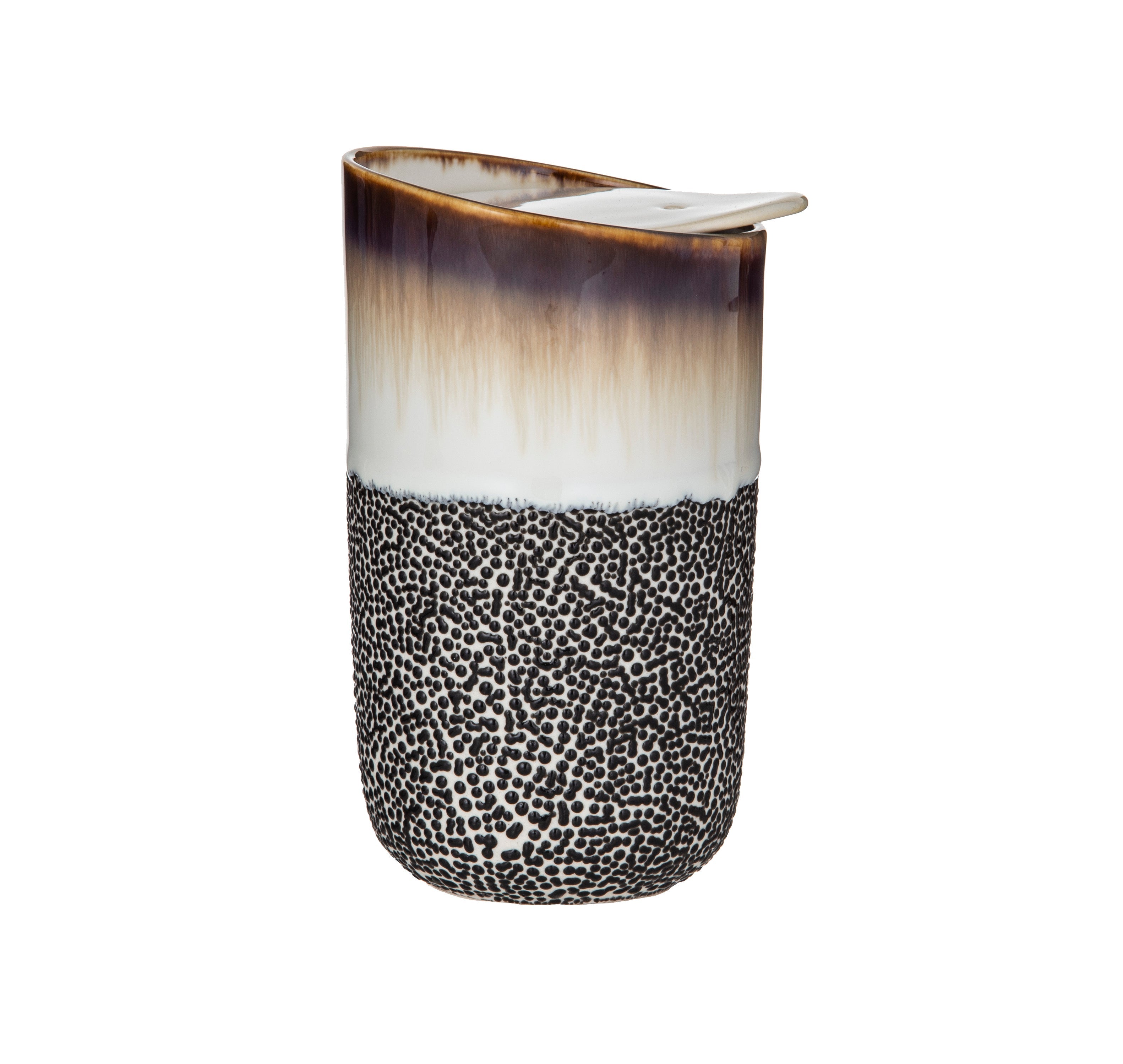 Leaf & Bean Roma Reactive Glaze Double Wall Travel Cup Mocha