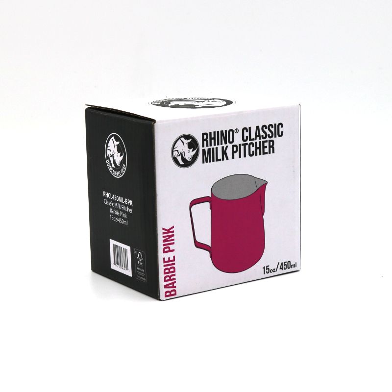 Rhino Classic Milk Pitcher 450ml (15oz) - Barbie Pink