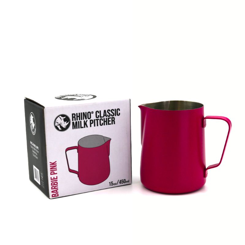 Rhino Classic Milk Pitcher 450ml (15oz) - Barbie Pink