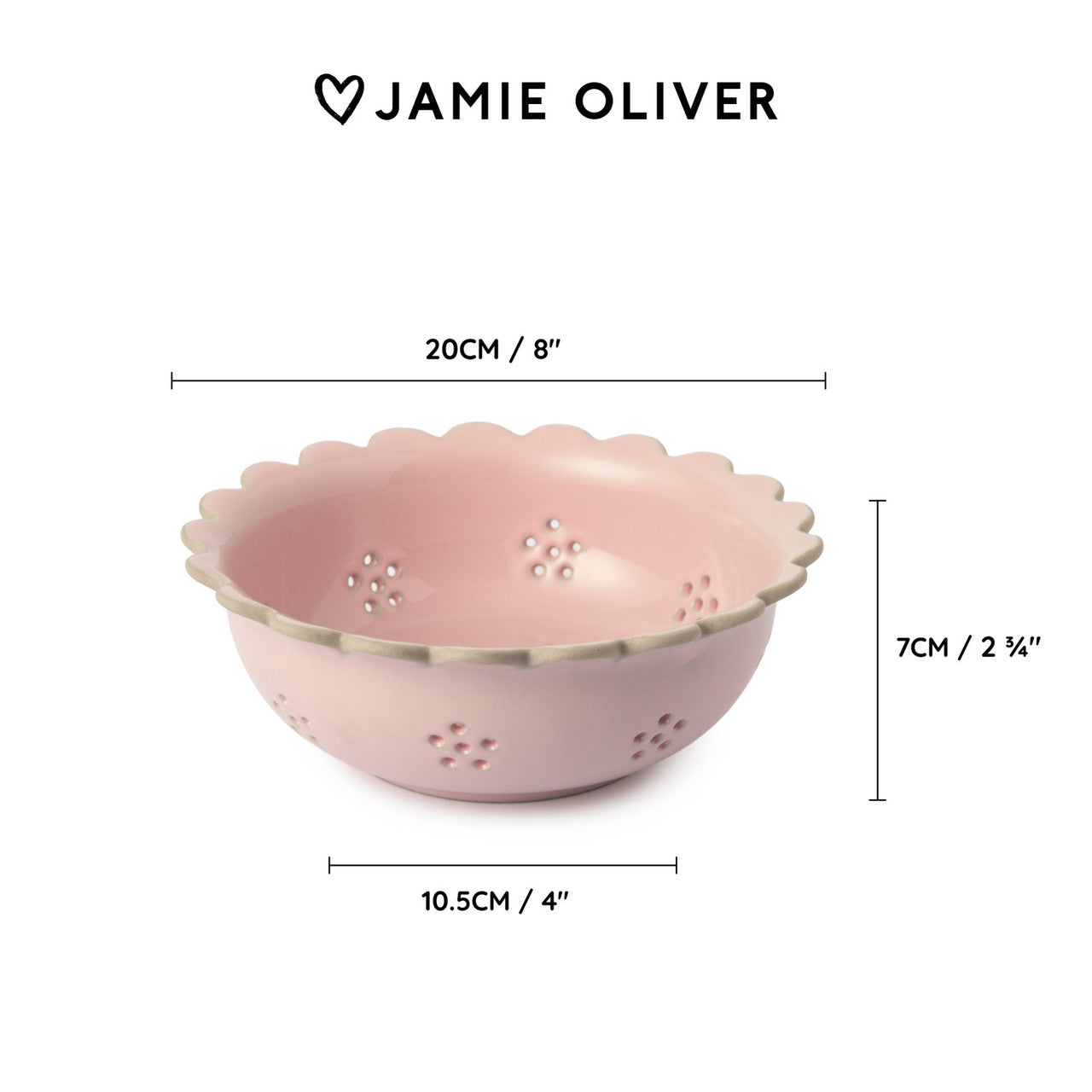 Jamie Oliver Big Love 20cm Beautiful Berry Bowl Pink