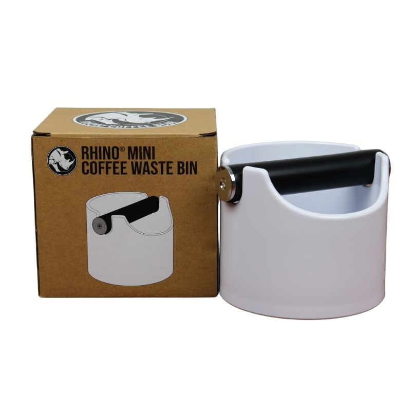 Rhino Mini Waste Bin - White