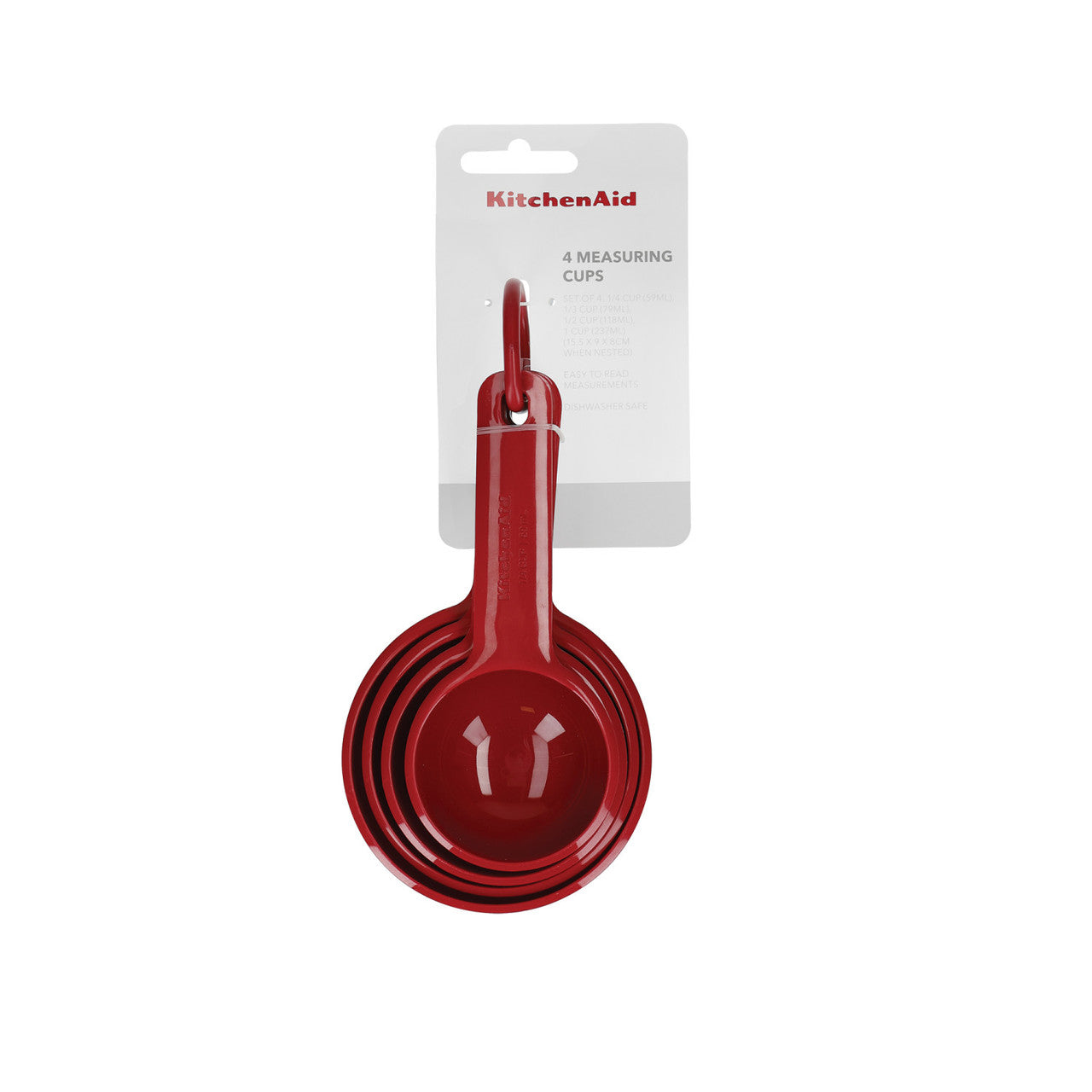 KitchenAid 4 Piece Measuring Cup Set (Empire Red)