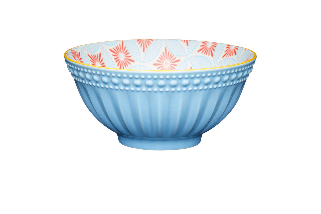 Mikasa Glazed Stoneware Bowl 15.5cm (Blue Mosaic)