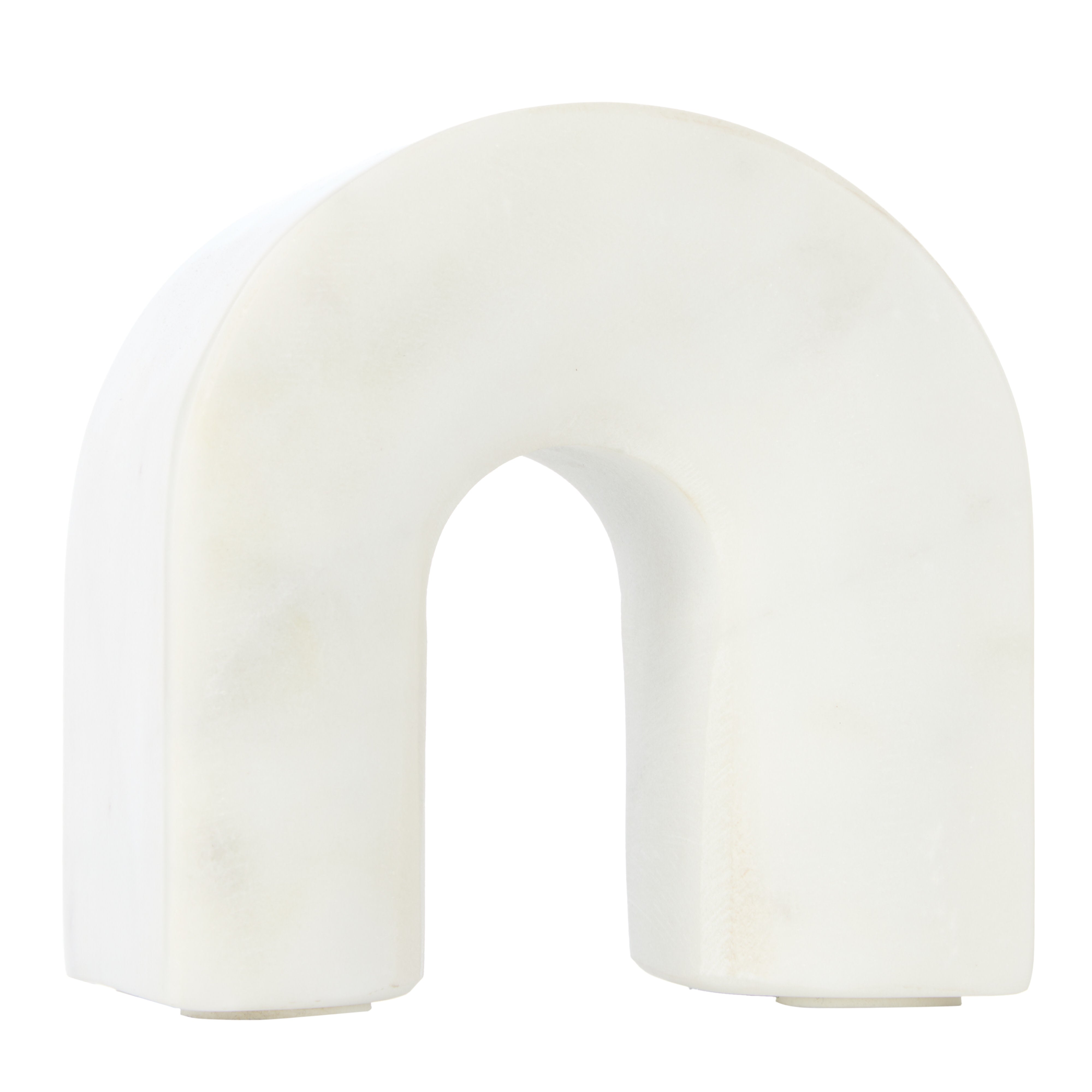 Amalfi Boyd Marble Bookend 2 Piece Set White
