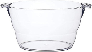 BarCraft Acrylic Large Oval Drinks Pail & Cooler