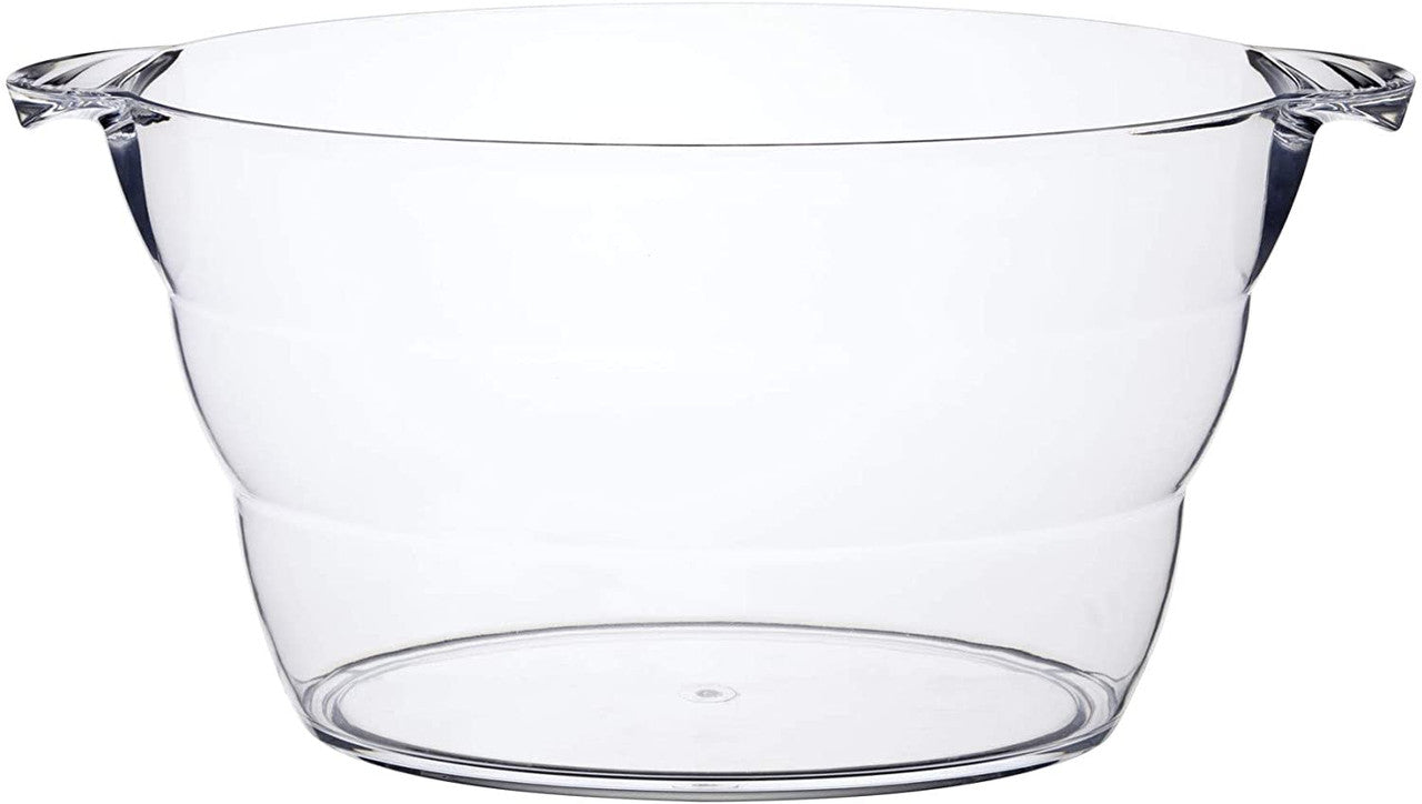 BarCraft Acrylic Large Oval Drinks Pail & Cooler