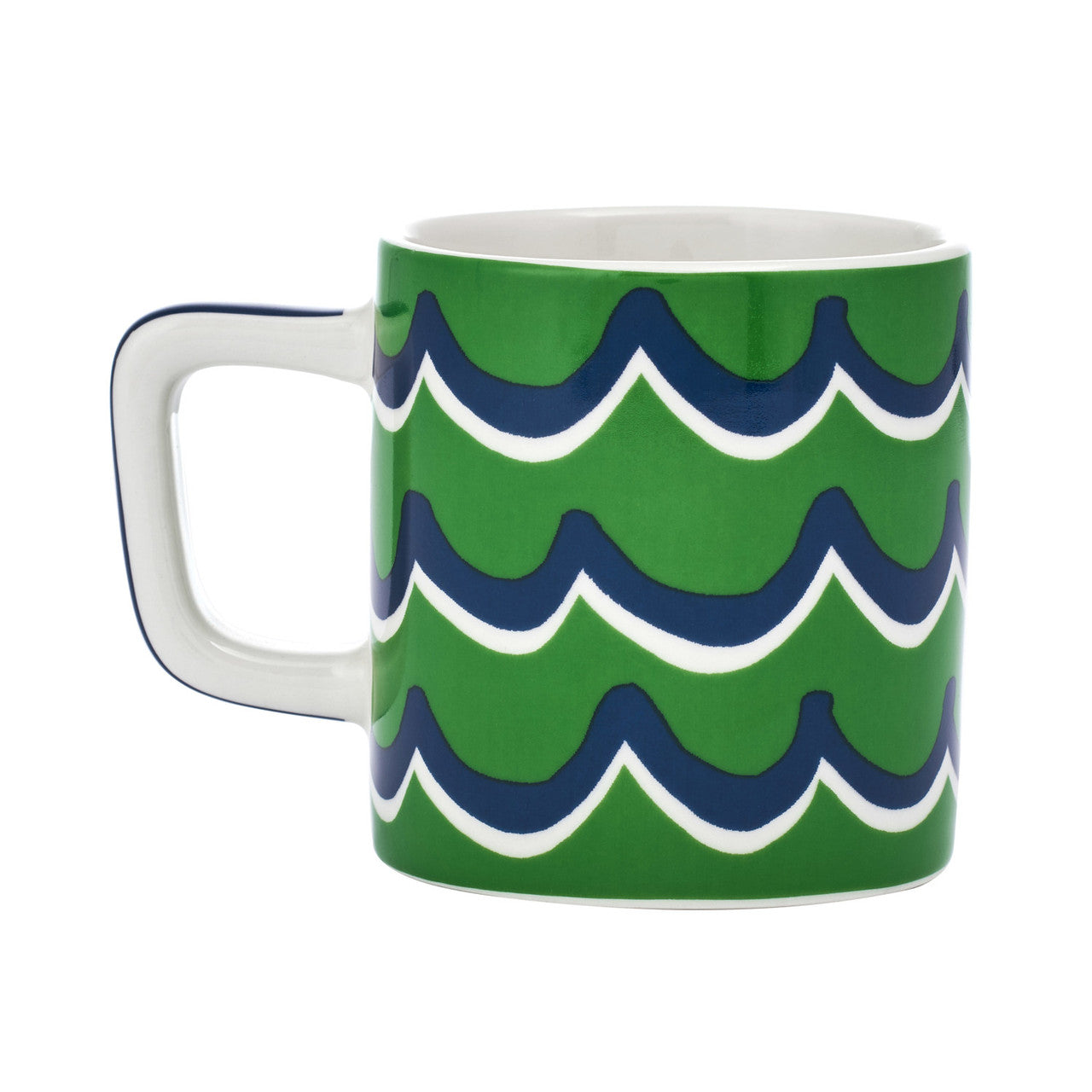 La Cafetière Ceramic Espresso Cup 120ml (Green Cyan Tides)