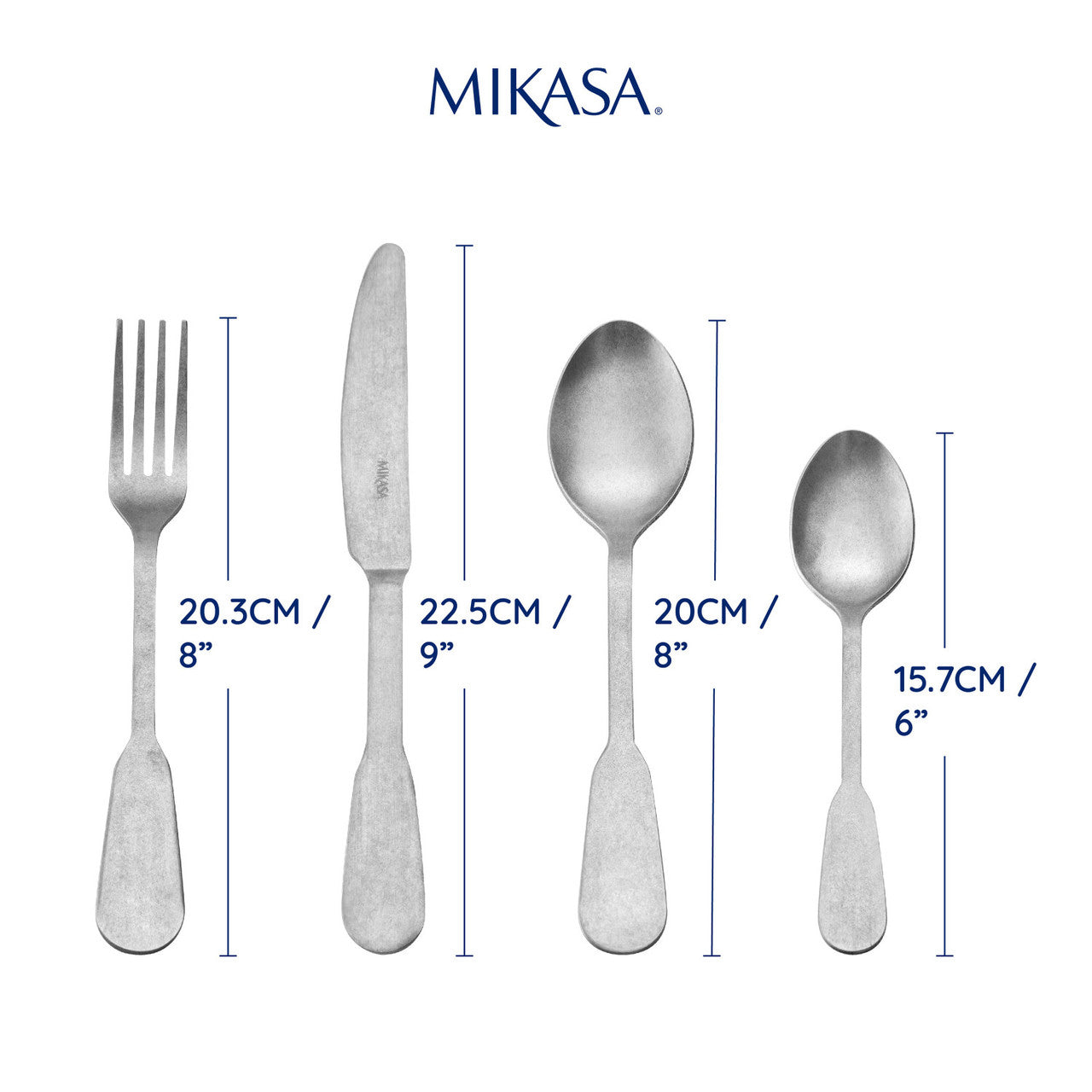 Mikasa Soho Antique Stainless Steel Cutlery Set 16 Piece