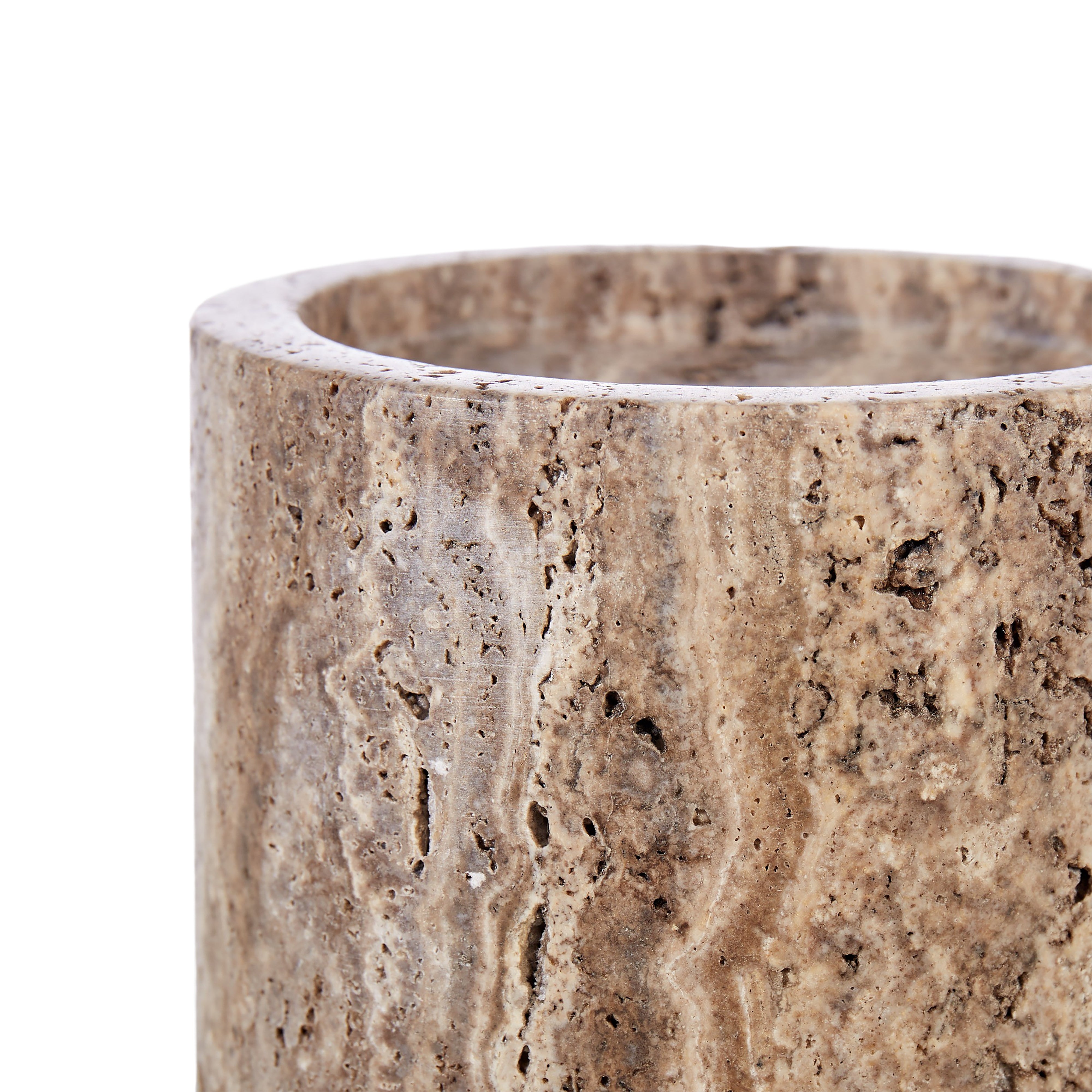 Grand Designs Dutton Candle Holder Medium Brown