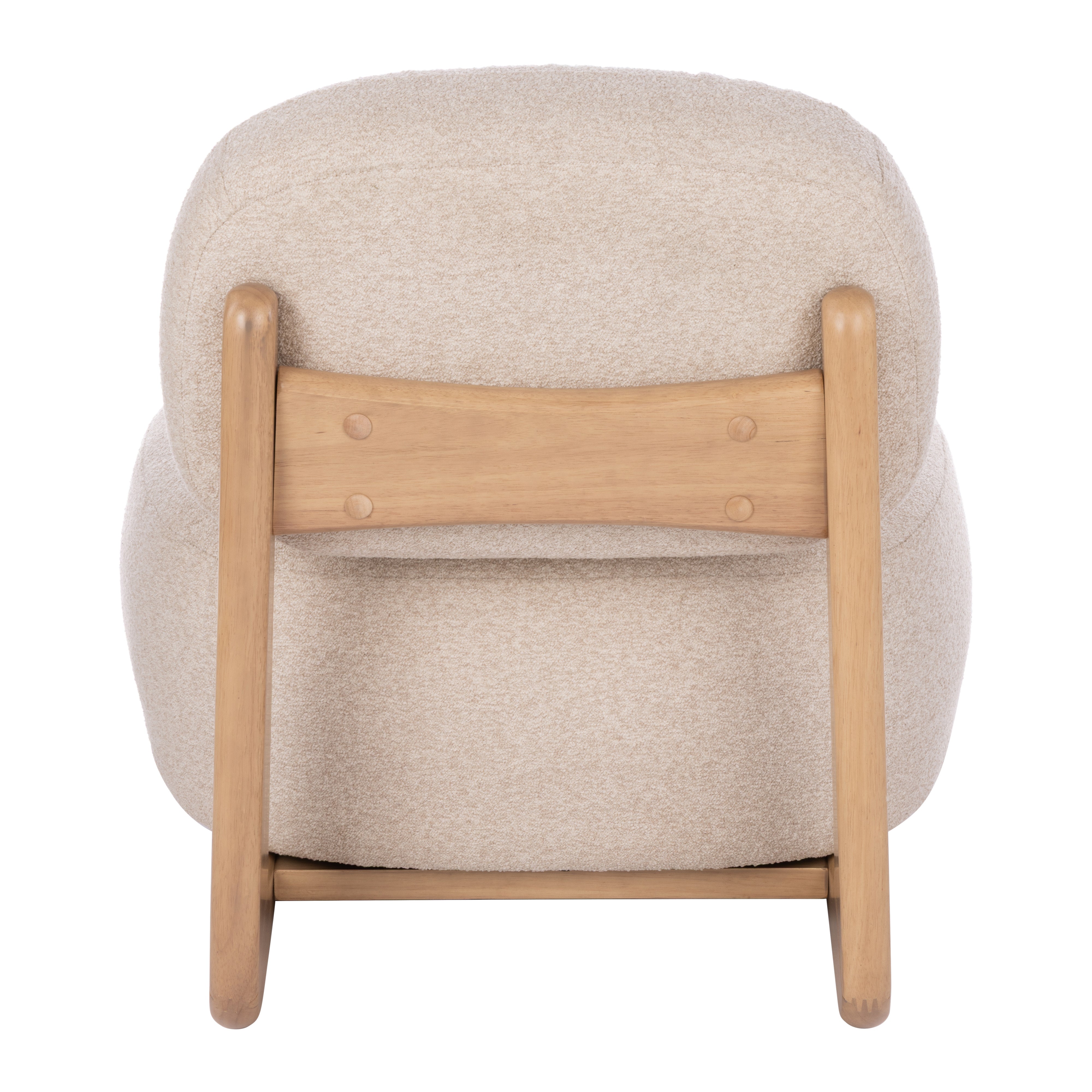 Amalfi Tatum Armchair Off White & Natural