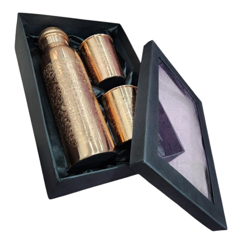 Zurit Eternal Glow Copper Bottle & Cup Set