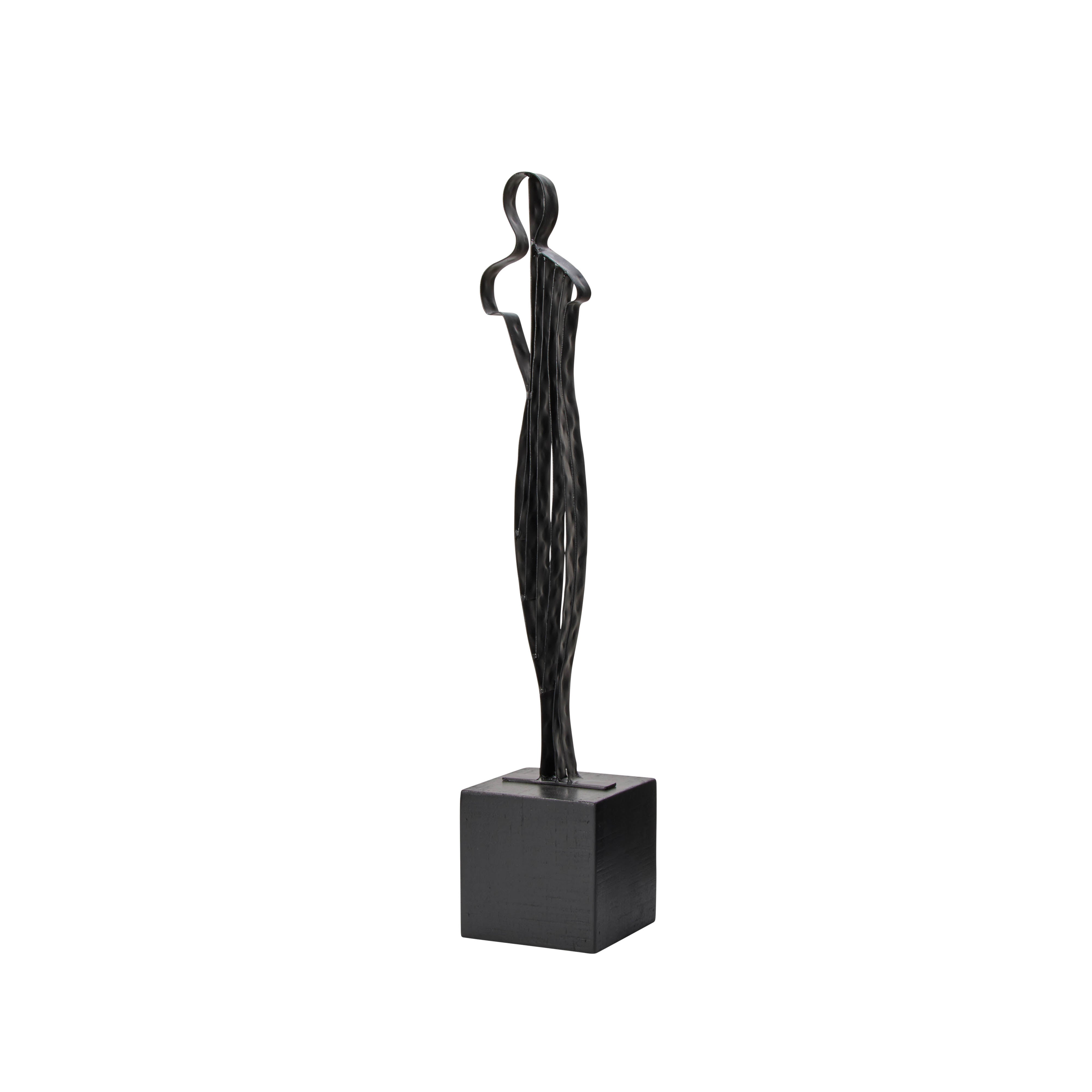 Amalfi Silhouette Sculpture Black
