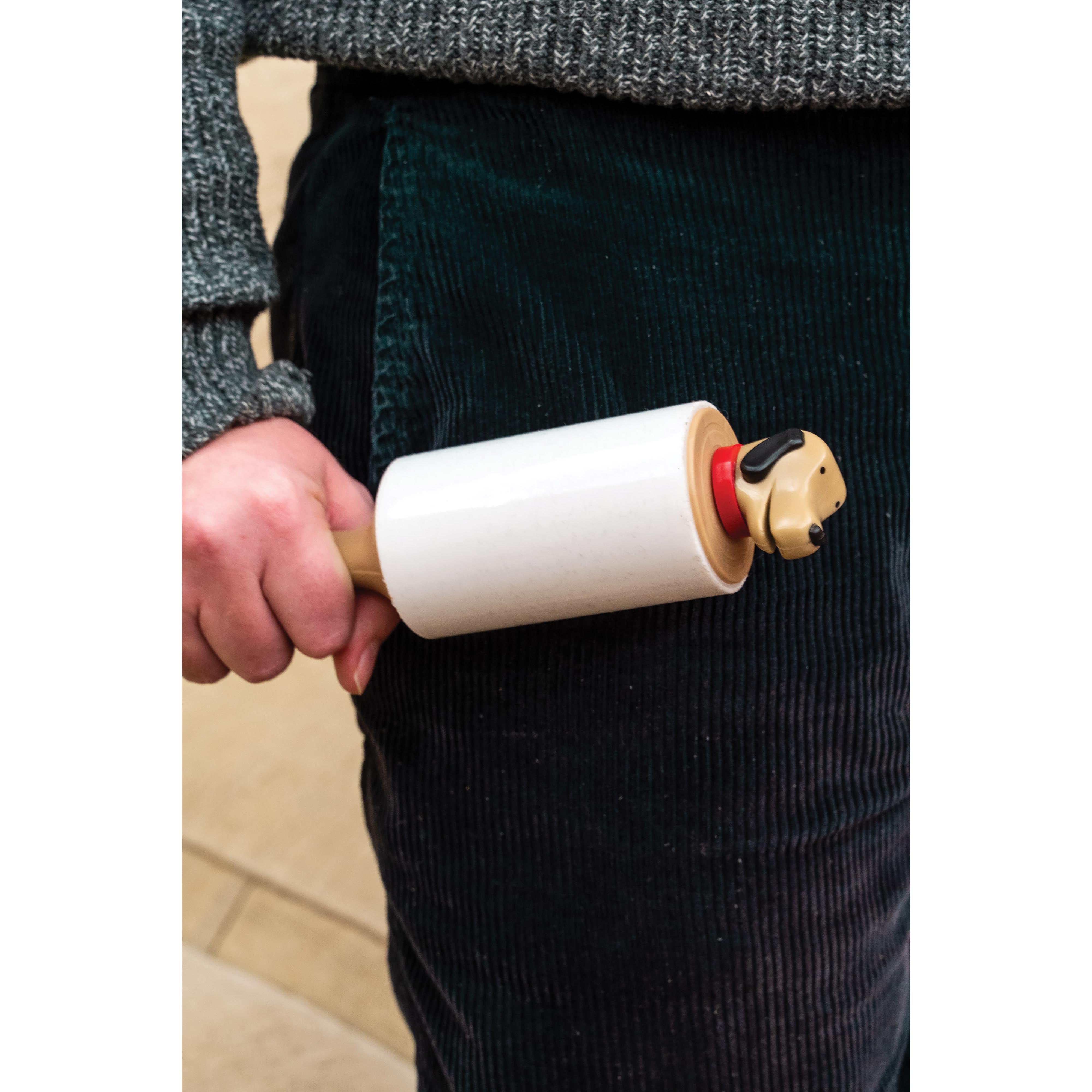 Kikkerland Kobe Lint Roller Natural