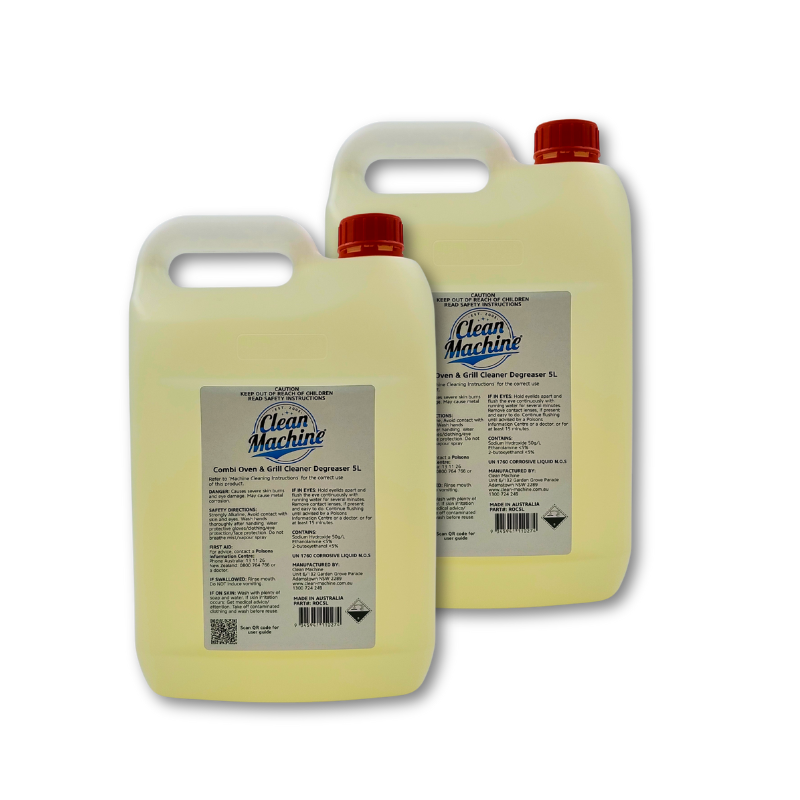 Clean Machine Combi Oven & Grill Cleaner Degreaser (5L 2 Pack)