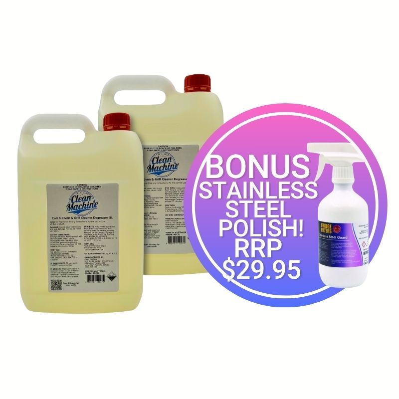 Clean Machine Combi Oven & Grill Cleaner Degreaser (5L 2 Pack)