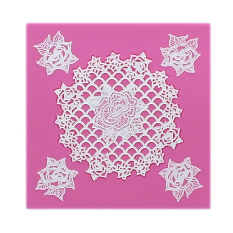 Claire Bowman Cake Lace Rosie 3D Cake Lace Mat