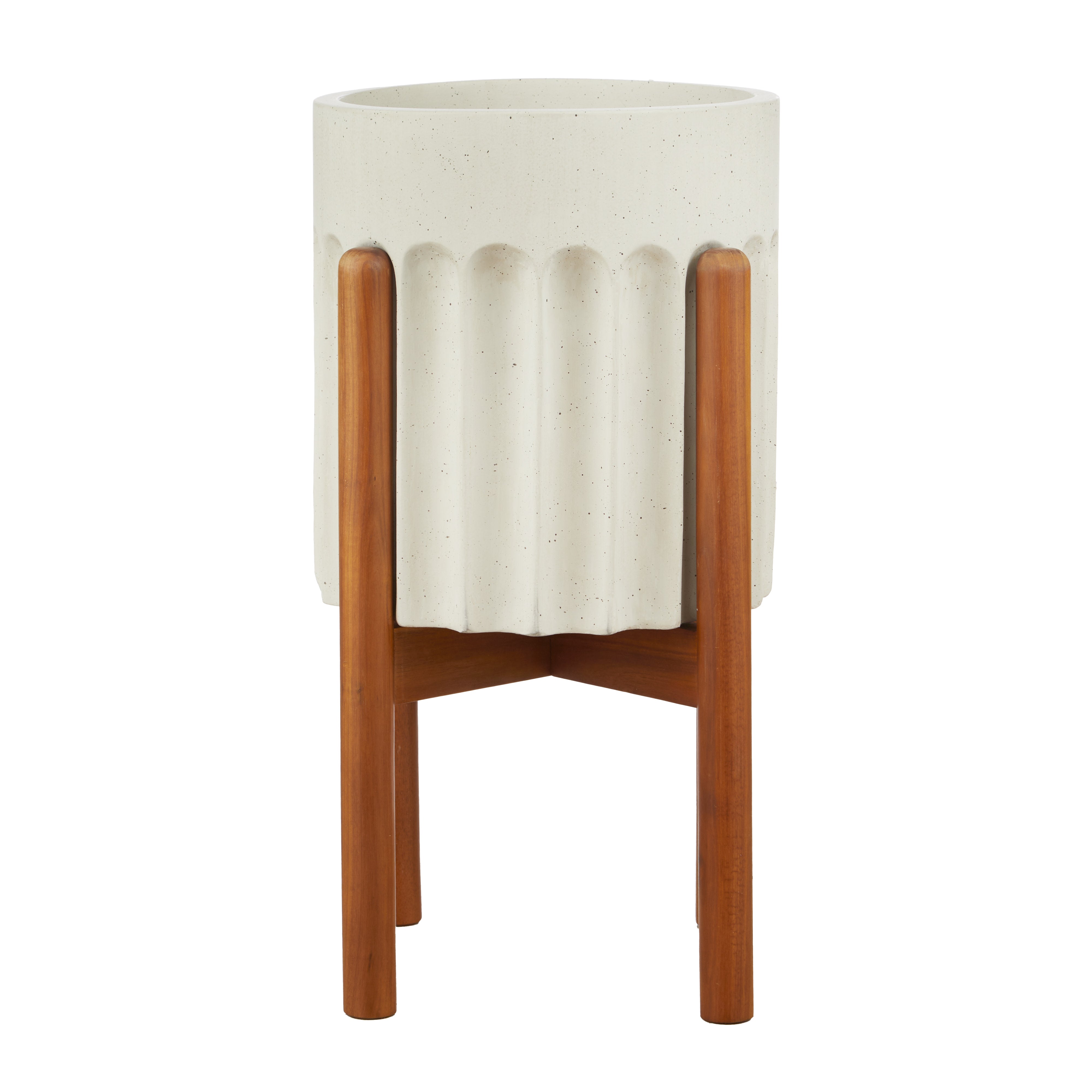 Amalfi Barkley Planter White