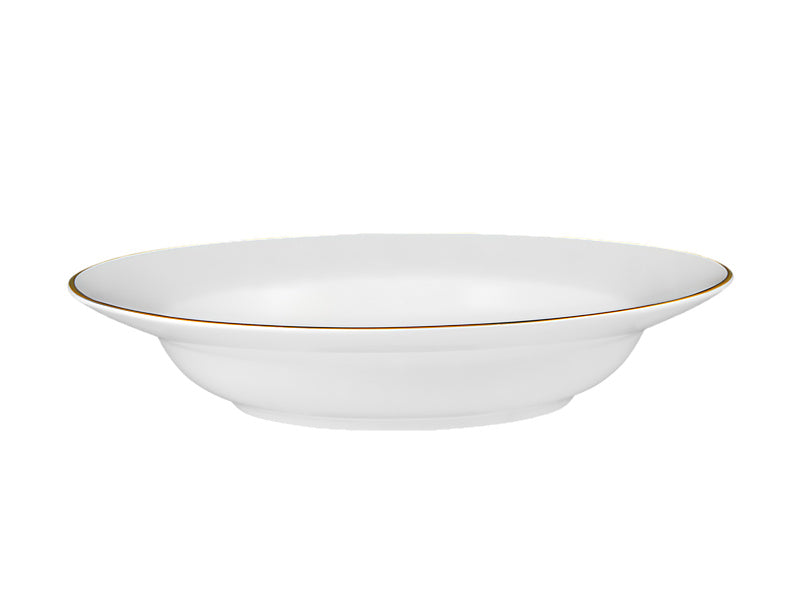 Maxwell & Williams White Gold Rim Soup Bowl 23 x 4.5cm