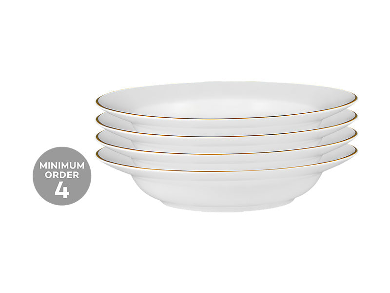 Maxwell & Williams White Gold Rim Soup Bowl 23 x 4.5cm