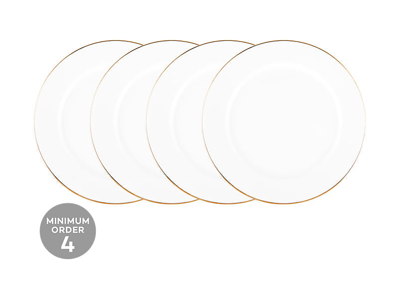 Maxwell & Williams White Gold Rim Entree Plate 23cm