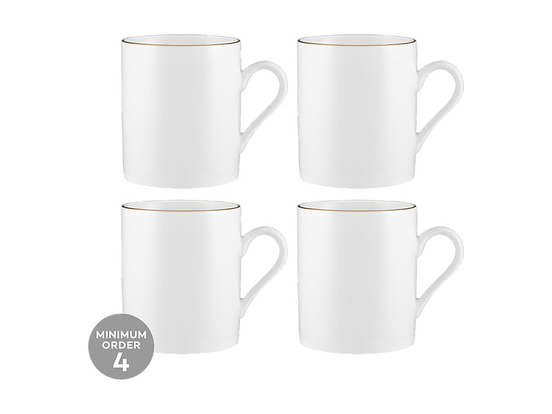 Maxwell & Williams White Gold Mug Cylindrical 300ml