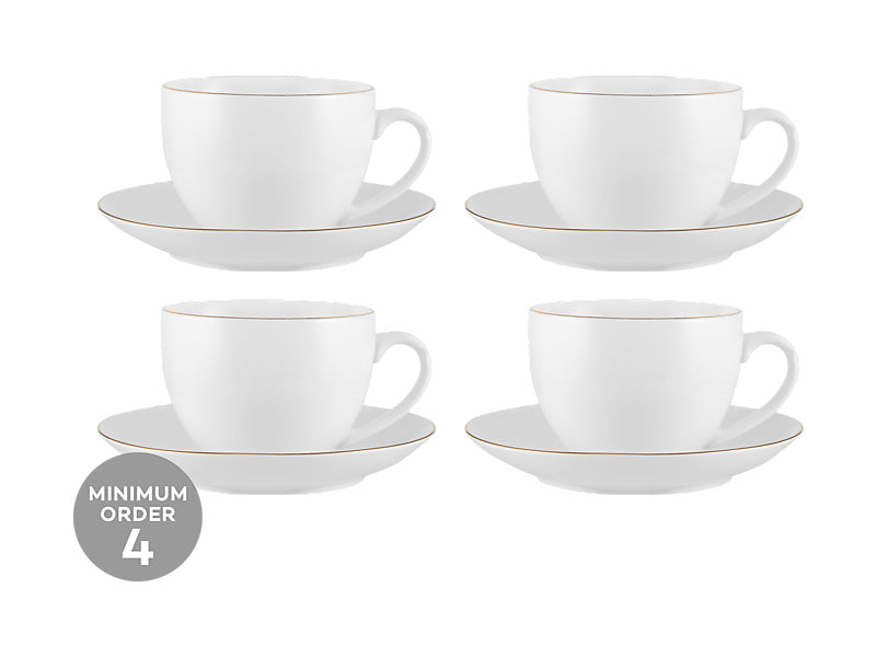 Maxwell & Williams White Gold Cup & Saucer 260ml