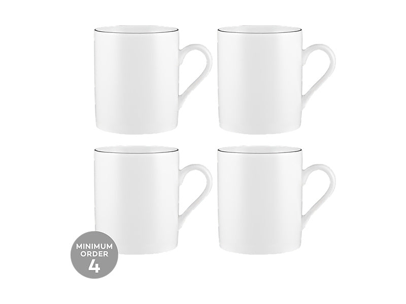 Maxwell & Williams White Platinum Mug Cylindrical 300ml