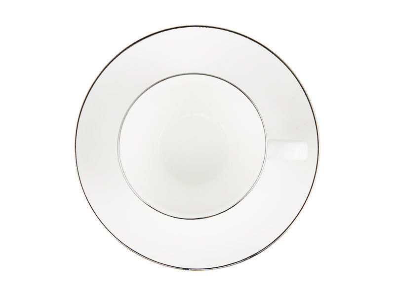 Maxwell & Williams White Platinum Coupe Demi Cup & Saucer 90ml
