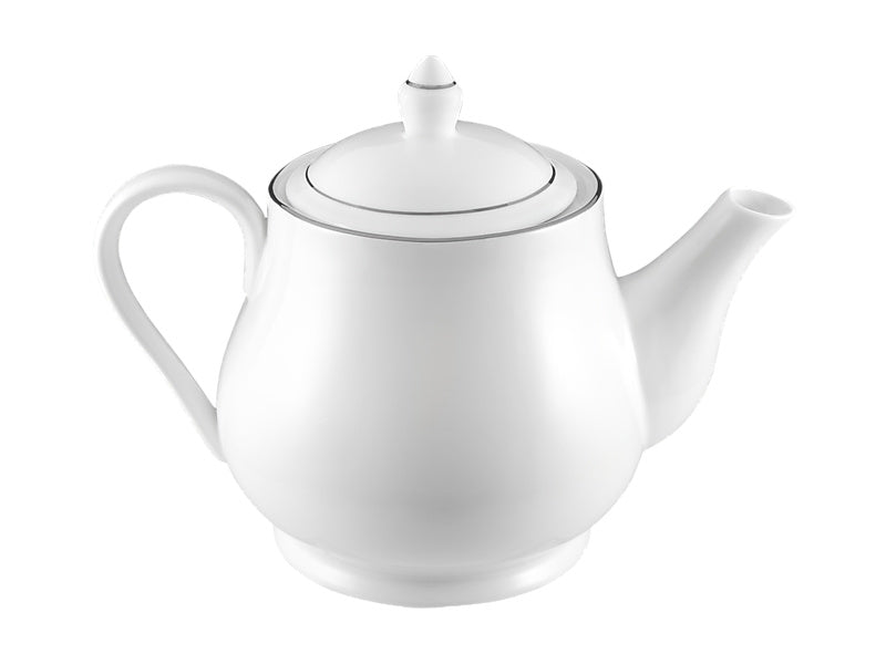 Maxwell & Williams White Platinum Teapot 1L
