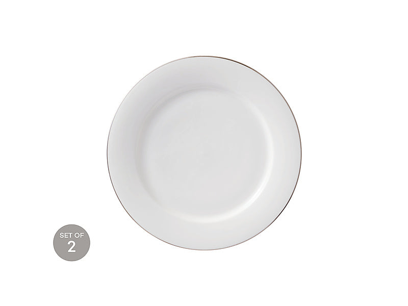 Maxwell & Williams White Platinum Rim Charger Plate 31cm