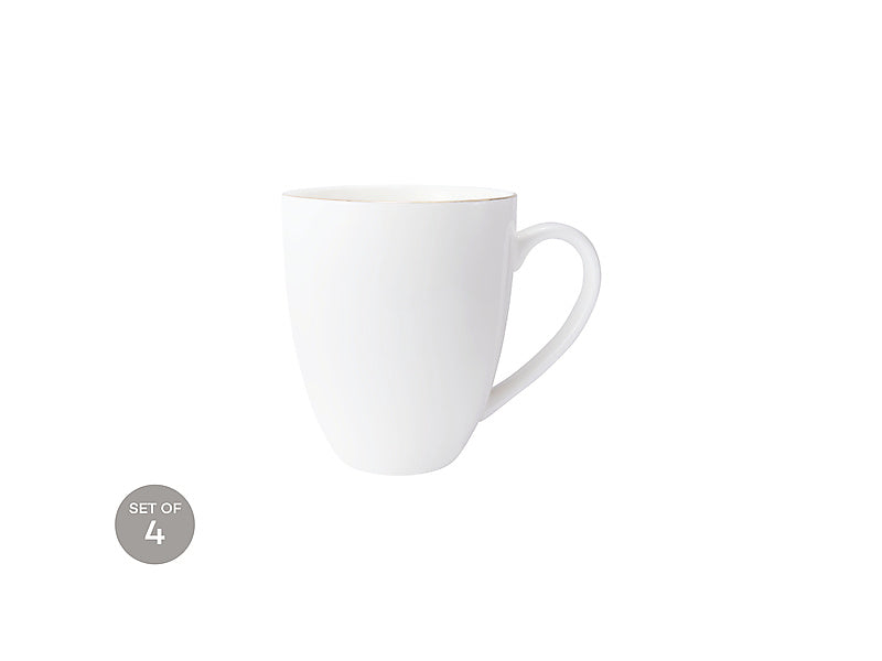 Maxwell & Williams White Gold Coupe Mug 390ml