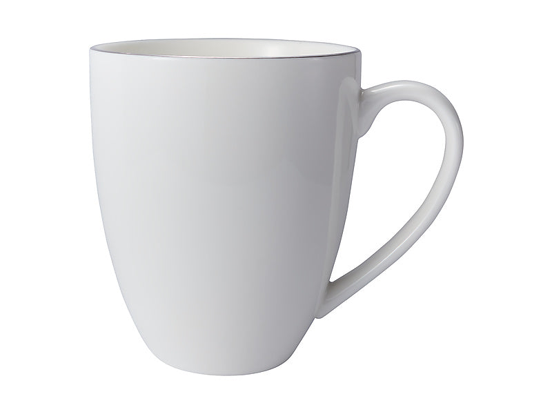 Maxwell & Williams White Platinum Coupe Mug 390ml