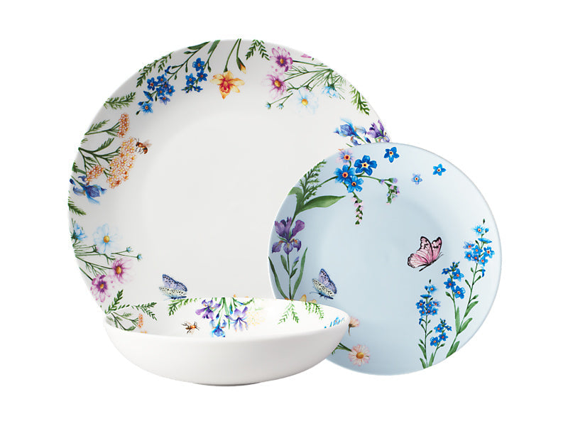 Maxwell & Williams Fluttering Meadow Coupe Dinner Set 12 Piece