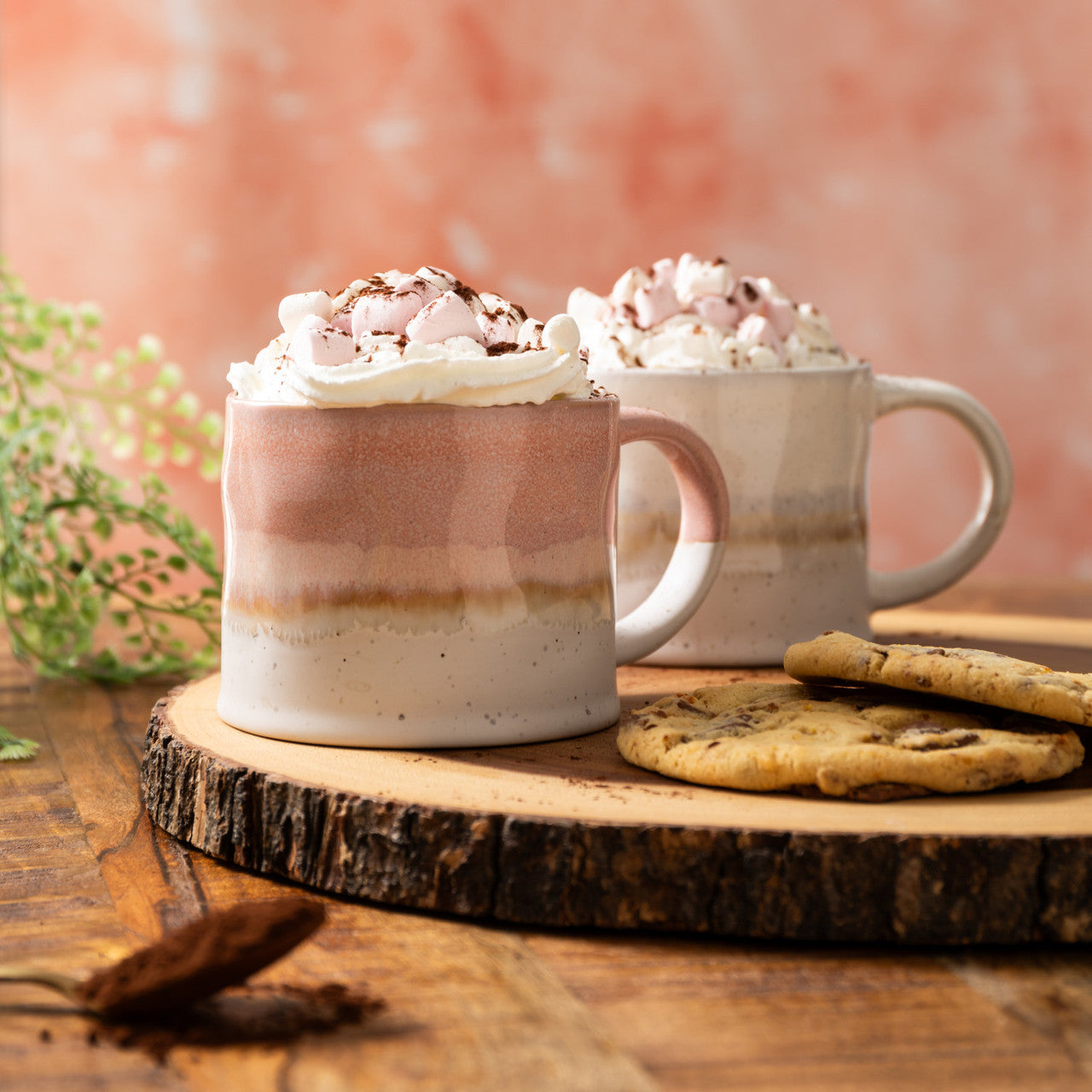 Mikasa Stoneware Mug 450ml (Pink Glaze)