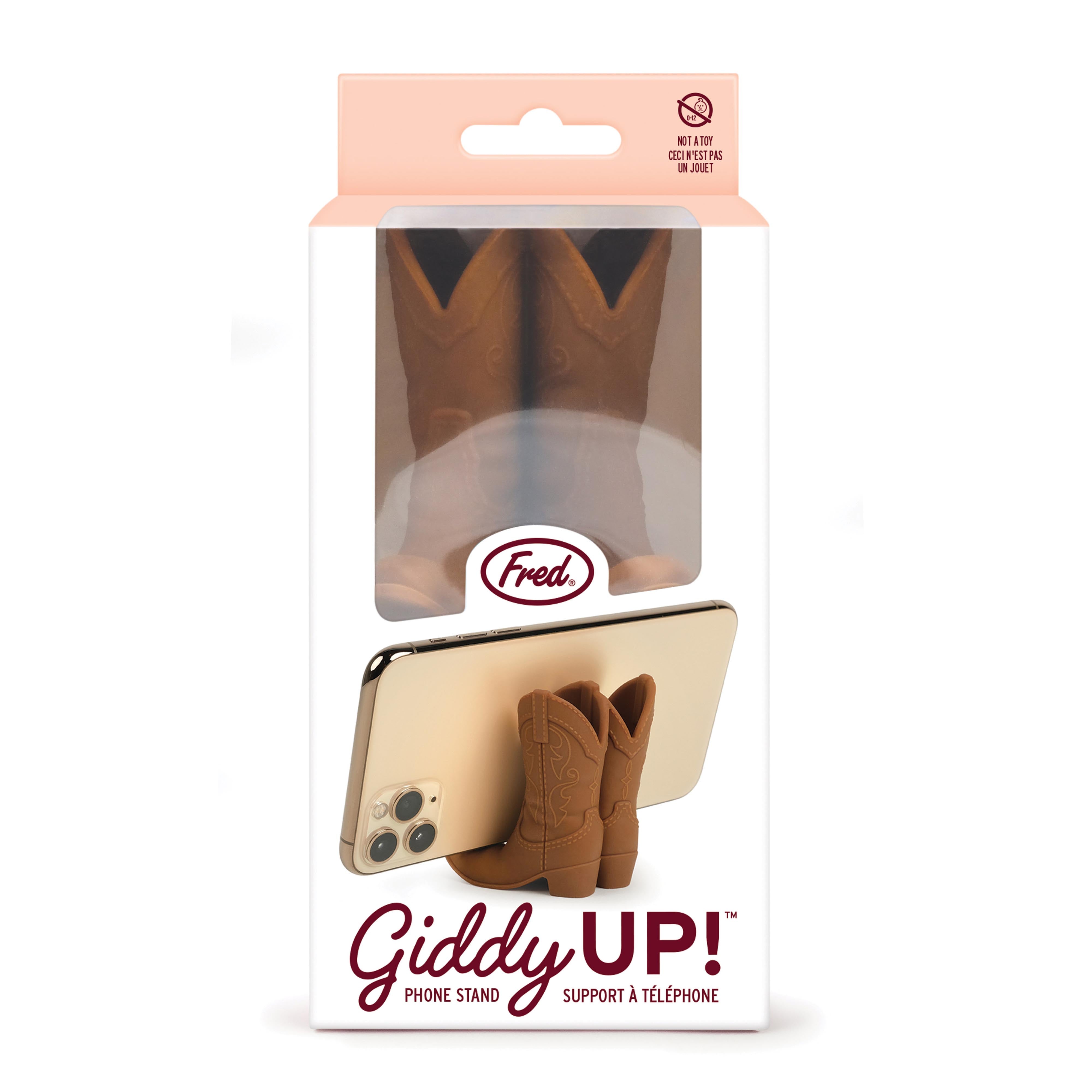 Fred Giddy Up Phone Stand Brown
