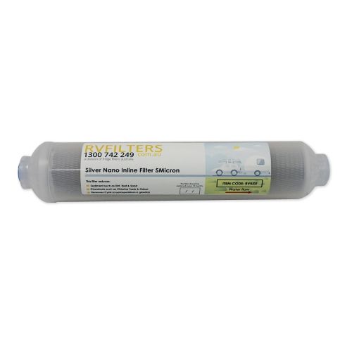 RV Silver Nano Inline Filter 5 Micron