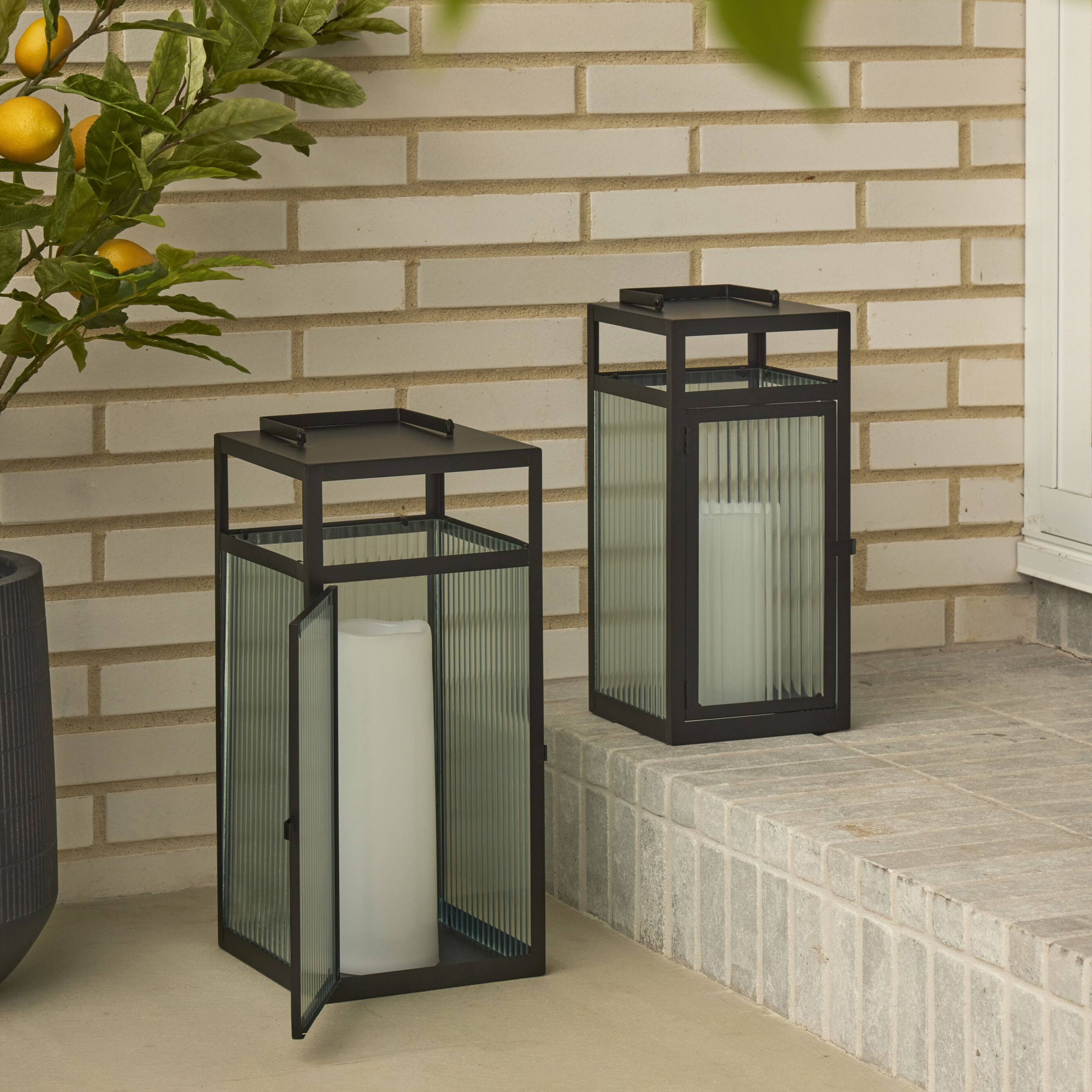 Rogue Elaris Solar Candle 10x10x30cm White