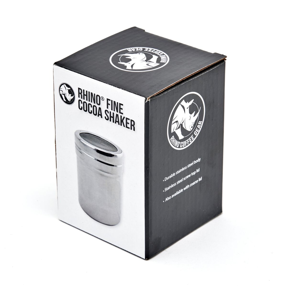 Rhino Cocoa Shaker Stainless Steel - Fine