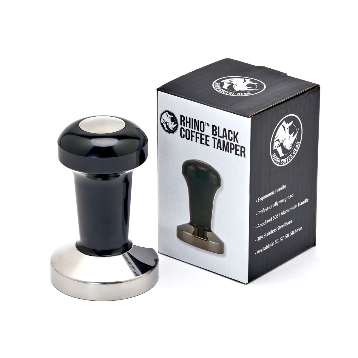Rhino Tamper 58mm - Black